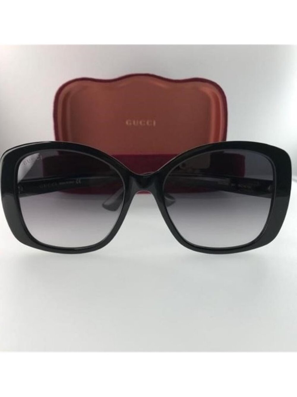 Gucci. Black Ship Same Day Ladies Gg0762s 001 56. Sunglasses - Picture 10 of 12
